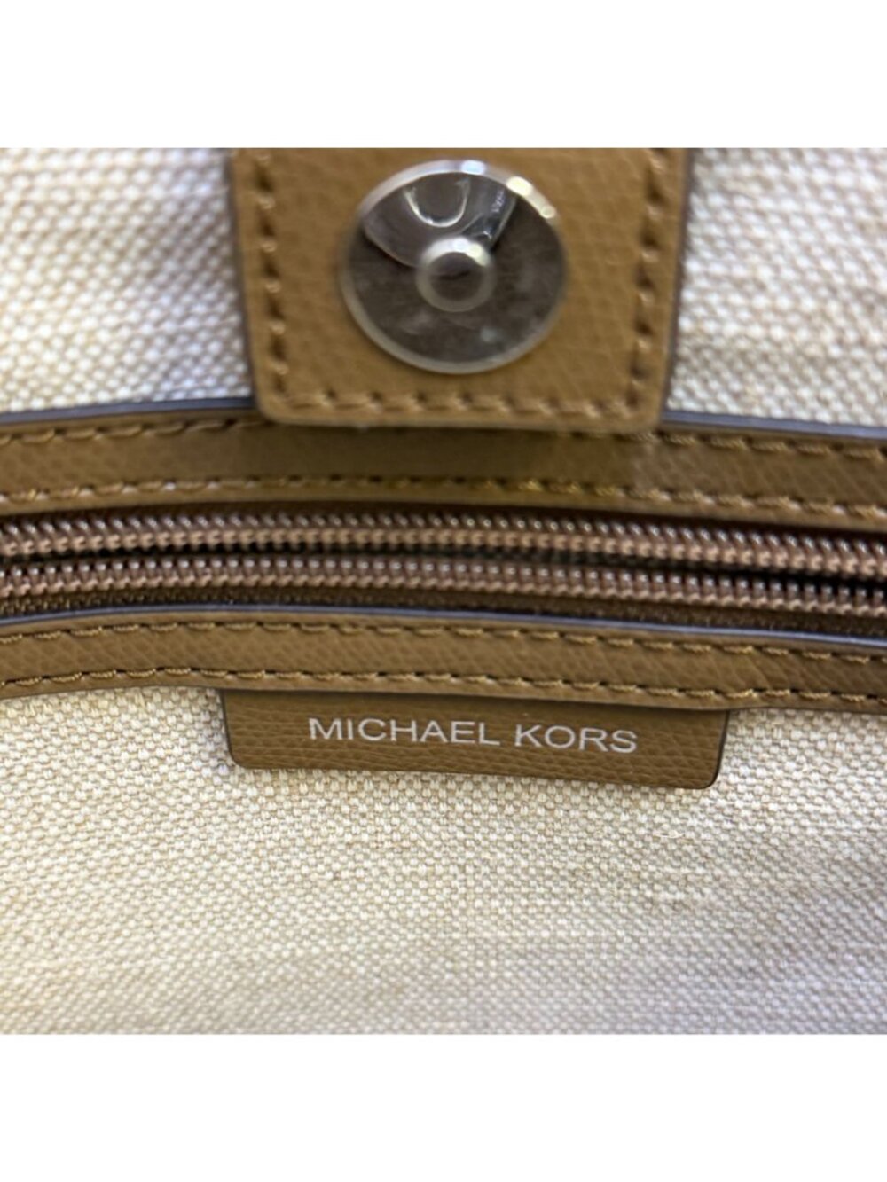 Michael Kors Brown Leather Tote Large - Picture 11 of 11